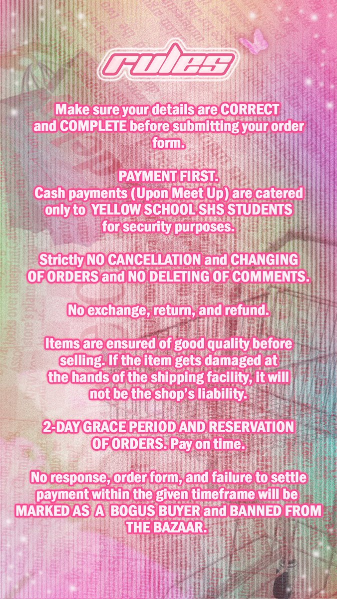 frazziebazaar's tweet photo. — RULES ✨ https://t.co/pF23IKmMSs