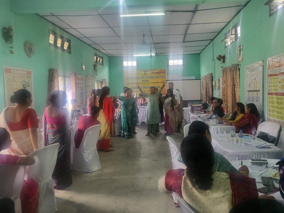 State Level Residential Training of Key Resource Person (KRP) on Early Childhood Care and Education (ECCE) at PPTC, Dibrugarh Organized by Samagra Shiksha in collaboration with SCERT Assam. @ranojpeguassam @SCERT_Assam