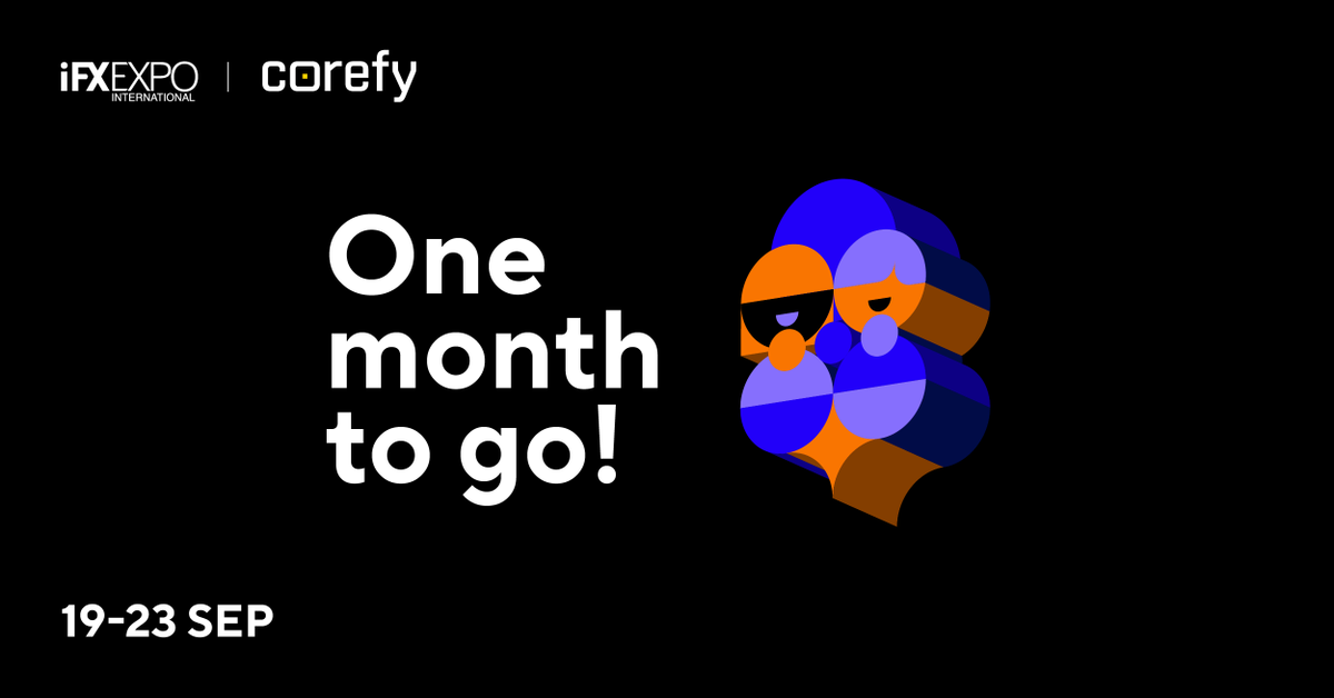 Just 1 month left until iFX Expo in Cyprus 📍

Mark your calendars for 19-21st September and meet Corefy’s team at booth 35.

#ifxexpo #paymentindustry #paymentorchestration