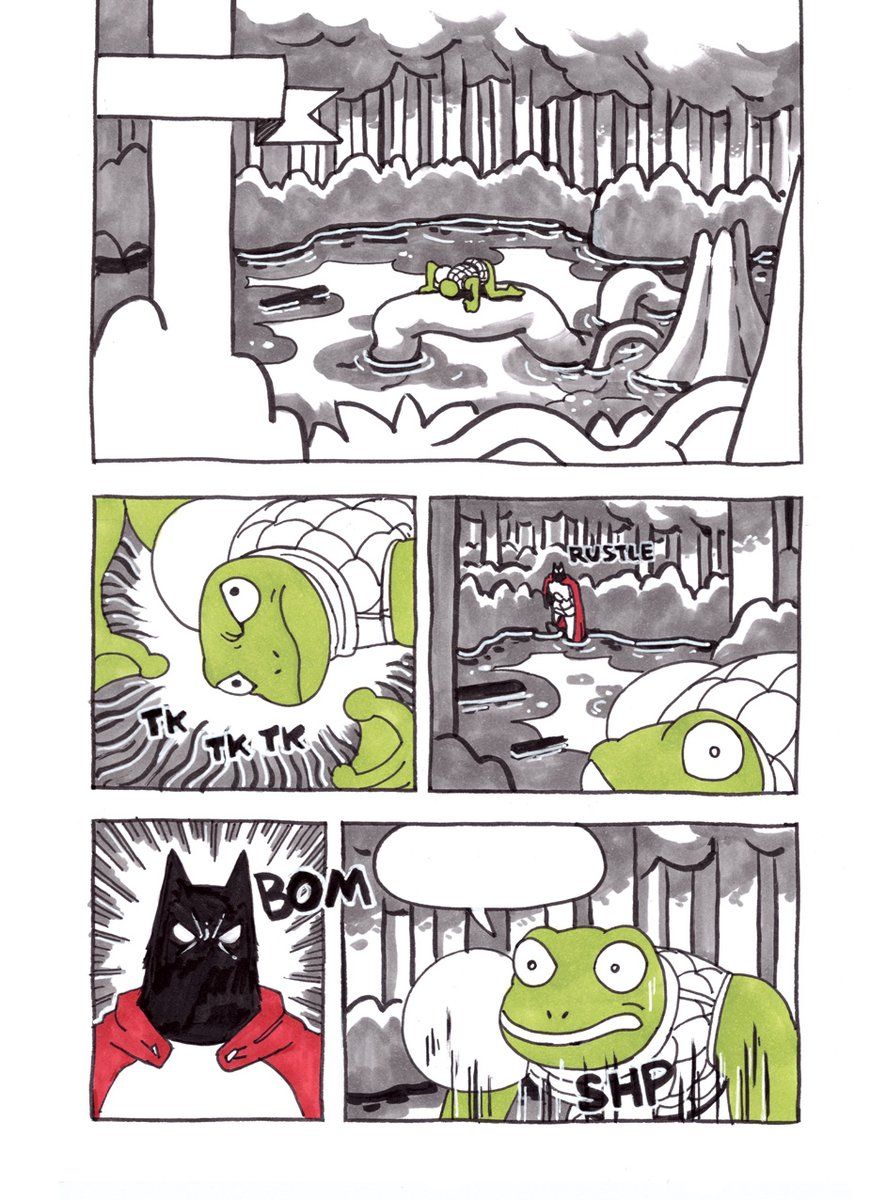 Redid page 9!

Mental note, I think the BOM! in the second to last panel worked better in the old version, adds more impact! Although the rest of the page was quite a mess, The new one works better imo.