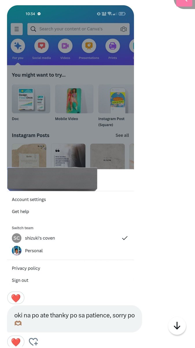 daphneproofs's tweet photo. canva pro 12m sold! thanku sa pagtitiwala #daphneproofs https://t.co/MzPpH5xYdw