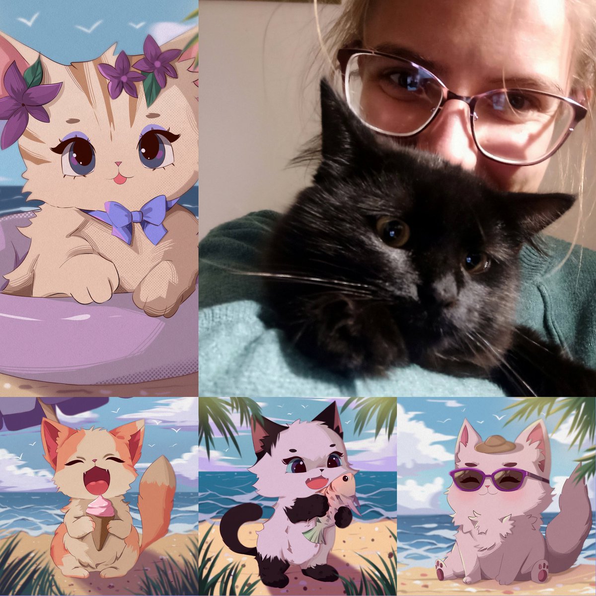 Good morning my dear 💚
 I hope you have a great start to the week🌹

It's #TEZOSTUESDAY so I want to share my work. 

🔹3/3
🔹15 tez

Link in comments💬