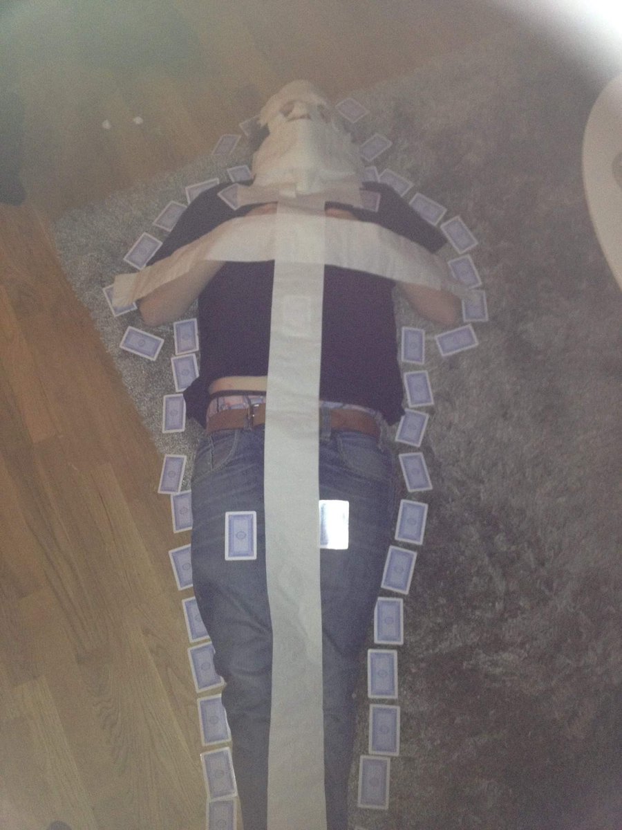 Throwback to when my friend passed out on the floor at a party and we performed a ritual