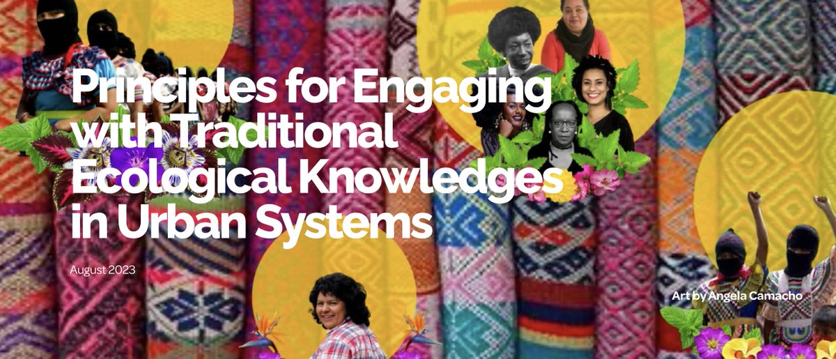 Over 4 months we've created a portfolio of work stemming by our Indigenous TEK Imagination Lab.

It is so important that we are not erased from urban centres + to acknowledge that we have a lot to offer in making cities healthy ecologies
urbanhealthcouncil.com/reports-playbo…
