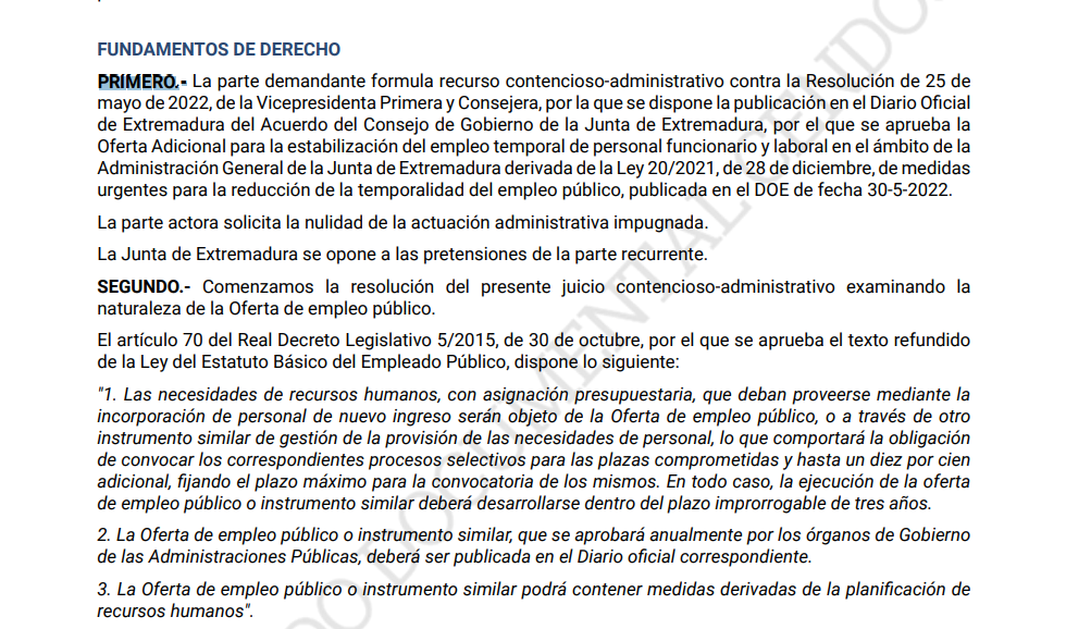 ADPSE_'s tweet photo. 🟠 #Sentencia del #Tribunal Superior de Justicia de #Extremadura 

https://t.co/qG9ObrA9vU 

La parte actora solicita la nulidad de la actuación administrativa impugnada.

#Resolución #estabilización #empleotemporal #funcionario #laboral #temporalidad #empleopúblico #DOE #JuntaEX https://t.co/3VDZZMO41g