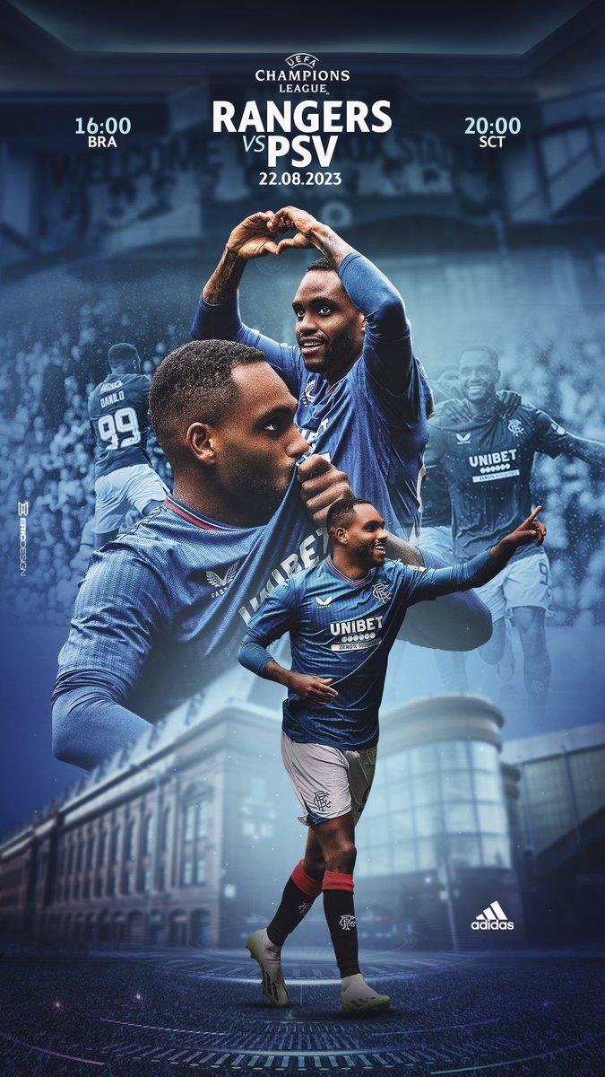 DaniloPereira9's tweet photo. 𝗡𝗼𝘁𝗵𝗶𝗻𝗴 will hold us back 🔥!

#RangersFC #UCL #RANPSV https://t.co/0MJeBrVADi