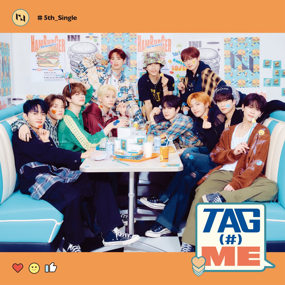 official__INI's tweet photo. 2023.10.11 RELEASE
INI 5TH SINGLE "TAG ME"

ー
JACKET PHOTO ❤️🙂👍
ー

#INI #INI_TAGME https://t.co/heAg6B4FTE