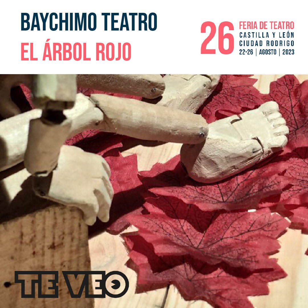 Arranca la <a href="/feriadeteatro/">#28FeriadeTeatro</a> y
3 compañías #teveo protagonizan #estrenosabsolutos 
"La mujer helada" de @Rayuelapt  hoy a las 21h en E. Afecir
"Enigma Shakespeare" de <a href="/TeatroPoniente/">Teatro de Poniente</a> hoy a las 23.30h en P. de los Sitios
"El árbol rojo" de <a href="/BaychimoT/">Baychimo teatro</a> mañana a las 11h en T. F. Arrabal