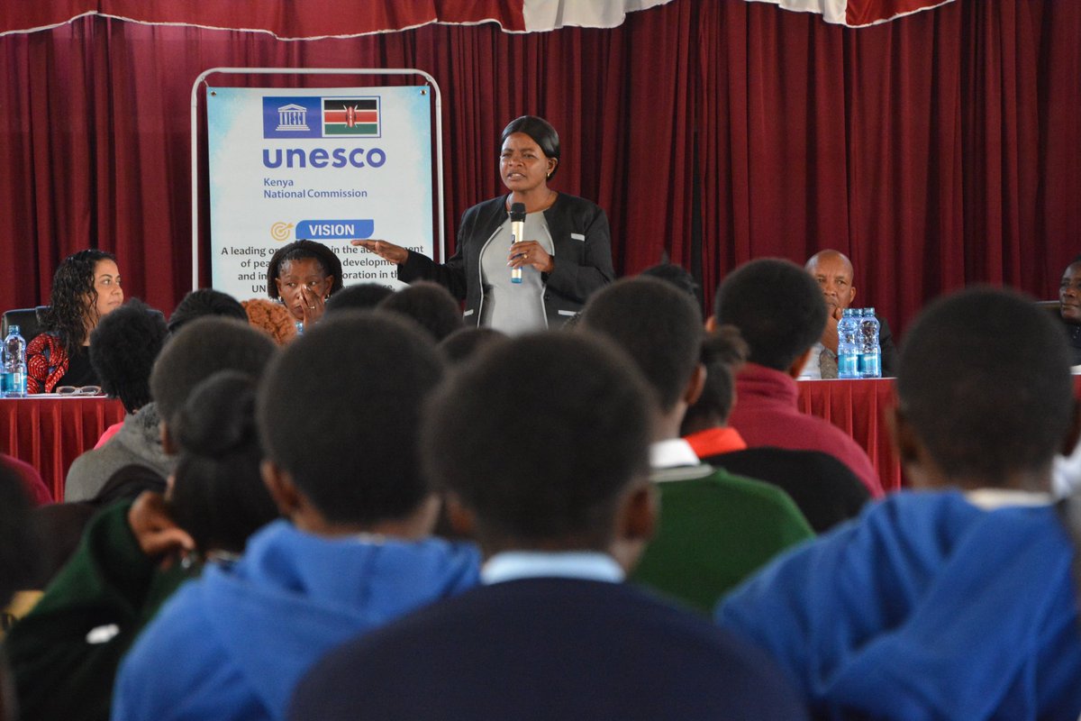 UnescoYouthKe's tweet photo. @NatcomUnescoKe in conjuction with @UnescoEast , @EduMinKenya and @Prada last week held ICT STEM bootcamp for over 200 girls in Kwale and Kajiado county.
The young girls were taught coding, robotics and many others programs.
#UNESCO #GirlsDoSTEM https://t.co/Xt1GcQjtwJ