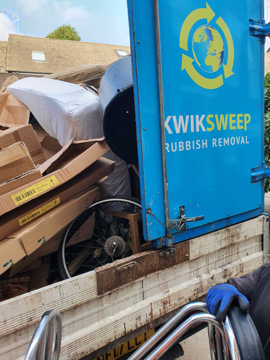 Great morning. #reclaimyourspace #recycling #junk #waste #Sustainability #fyp #fypviraltwitter #london #kwiksweep #motivation #collection #removal #space