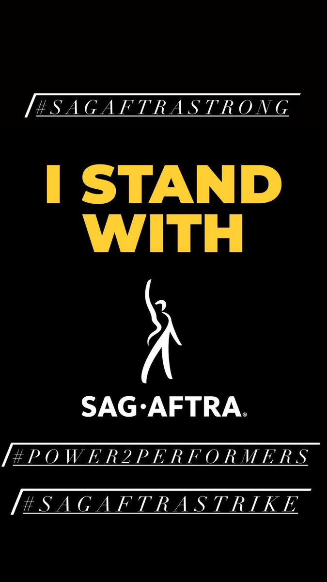 #SagAftraStrong #SagAftraStrike #SagAftraMember #power2performers