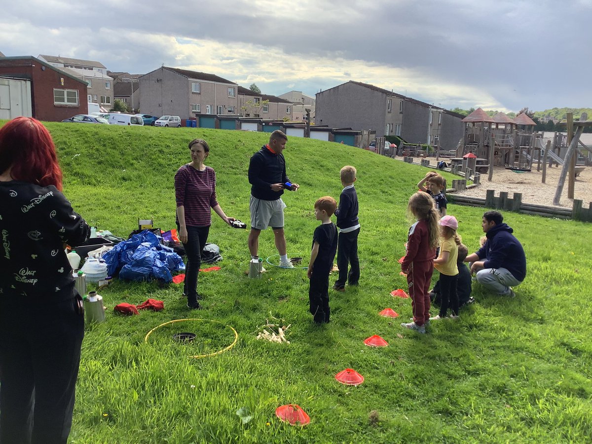 Outdoor Activities today with @YouthScotland @TCVScotland