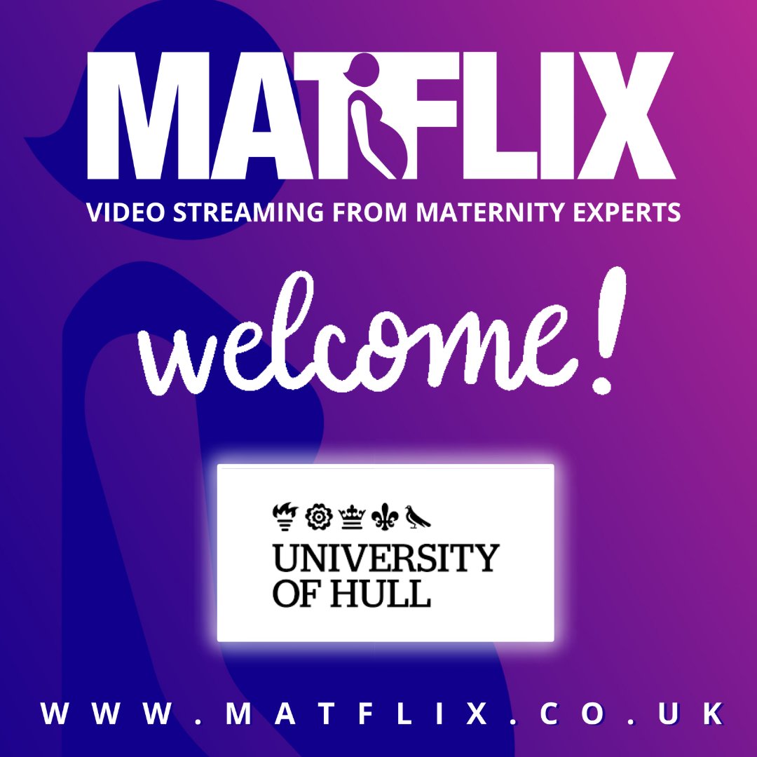 MATFLIX (@watchmatflix) on Twitter photo Welcoming University of Hull to MATFLIX.🎉
<a href="/UniOfHull/">University of Hull</a>
All staff and students now have FREE access to unlimited, updated recourses, presentations, reflective questions, research, and more from Maternity and Midwifery experts!
matflix.co.uk Welcoming University of Hull to MATFLIX.🎉
<a href="/UniOfHull/">University of Hull</a>
All staff and students now have FREE access to unlimited, updated recourses, presentations, reflective questions, research, and more from Maternity and Midwifery experts!
matflix.co.uk