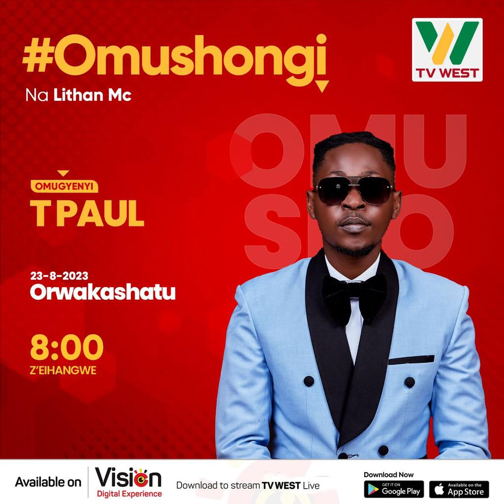 Tomorrow 
@tpaul256  will be live on 
@tvwestUG 
#Omushongi
@Lithan_Mc1