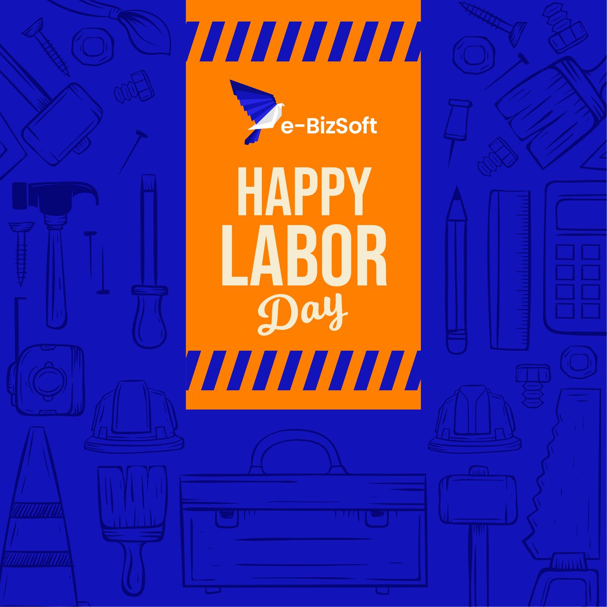 ebizsoft's tweet photo. HAPPY LABOR DAY from e-BizSoft!!

Cheers to the hardworking spirit that built our nation. 💼

#HonoringWorkers #AmericanLabor #StrengthInUnity #ProgressAndProsperity #GratefulForLabor #WorkforcePride https://t.co/CPumWQUMFv