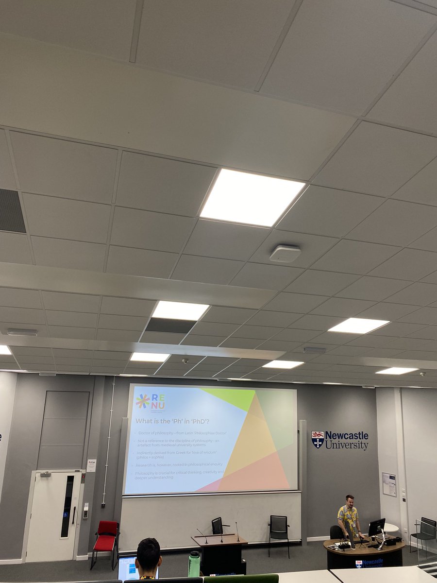 researchersNU's tweet photo. Day 2 has started with @JordanCuff and many philosophical questions. #RENUevent #science #PhDtalks https://t.co/FuSgtT7Ai1