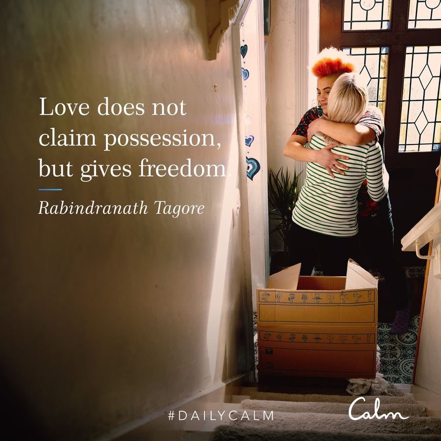 Ileane's tweet image. Love does not claim possession, but gives freedom
~ Rabindranath Tagore
#DailyCalm