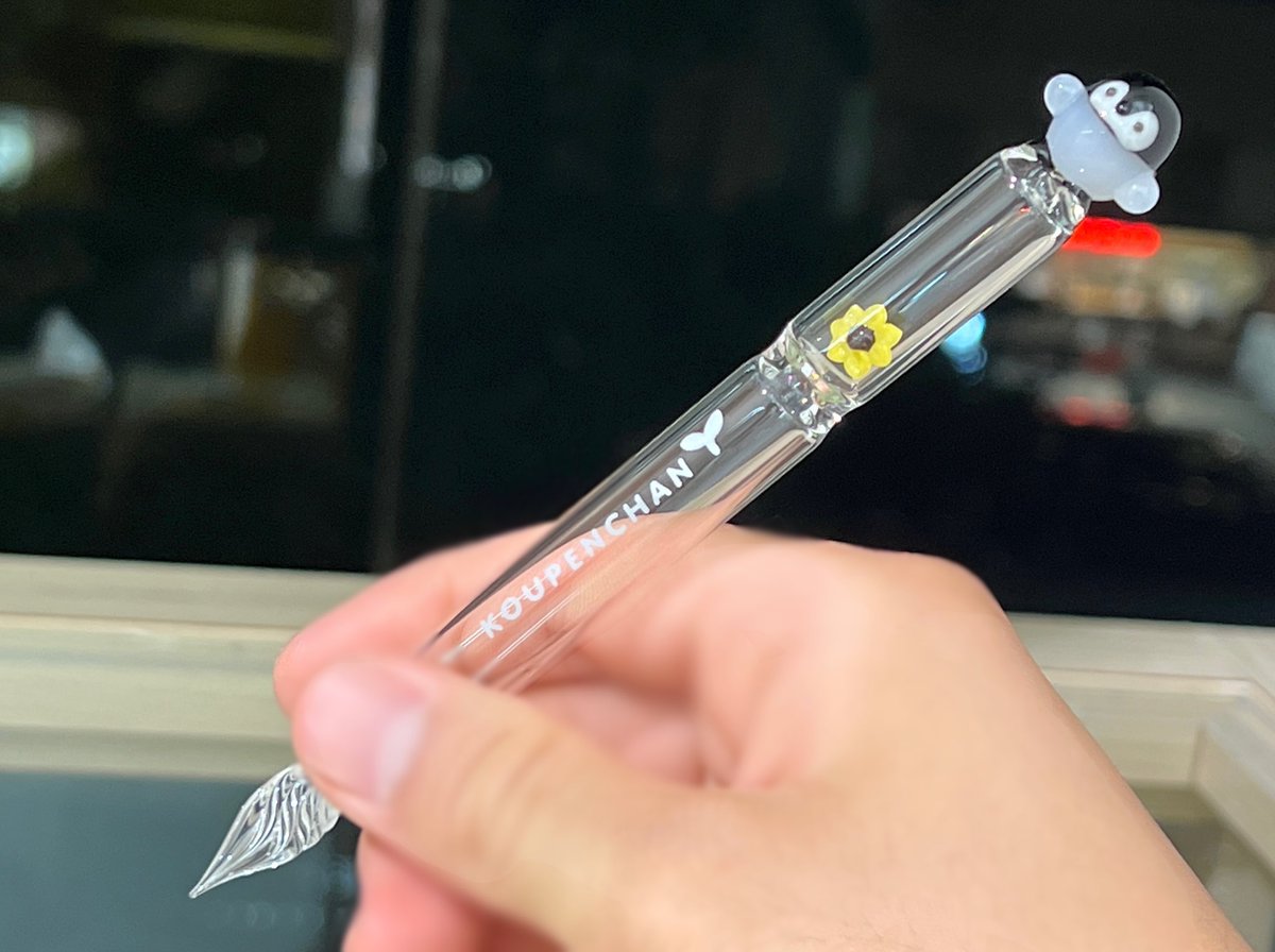 再入荷💨「#コウペンちゃん」のガラスペン🖊️ 開催中のフェアでの