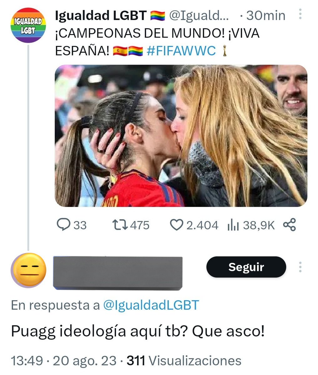 "Joder Sil, eso no es verdad, hoy ya no pasan esas cosas"

Respuesta que da algún alumno cuando explico que hay chicas que dejan el fútbol por los comentarios que reciben.

Desde que la selección femenina de fútbol ha ganado el mundial, se reproducen como setas👇🏻+