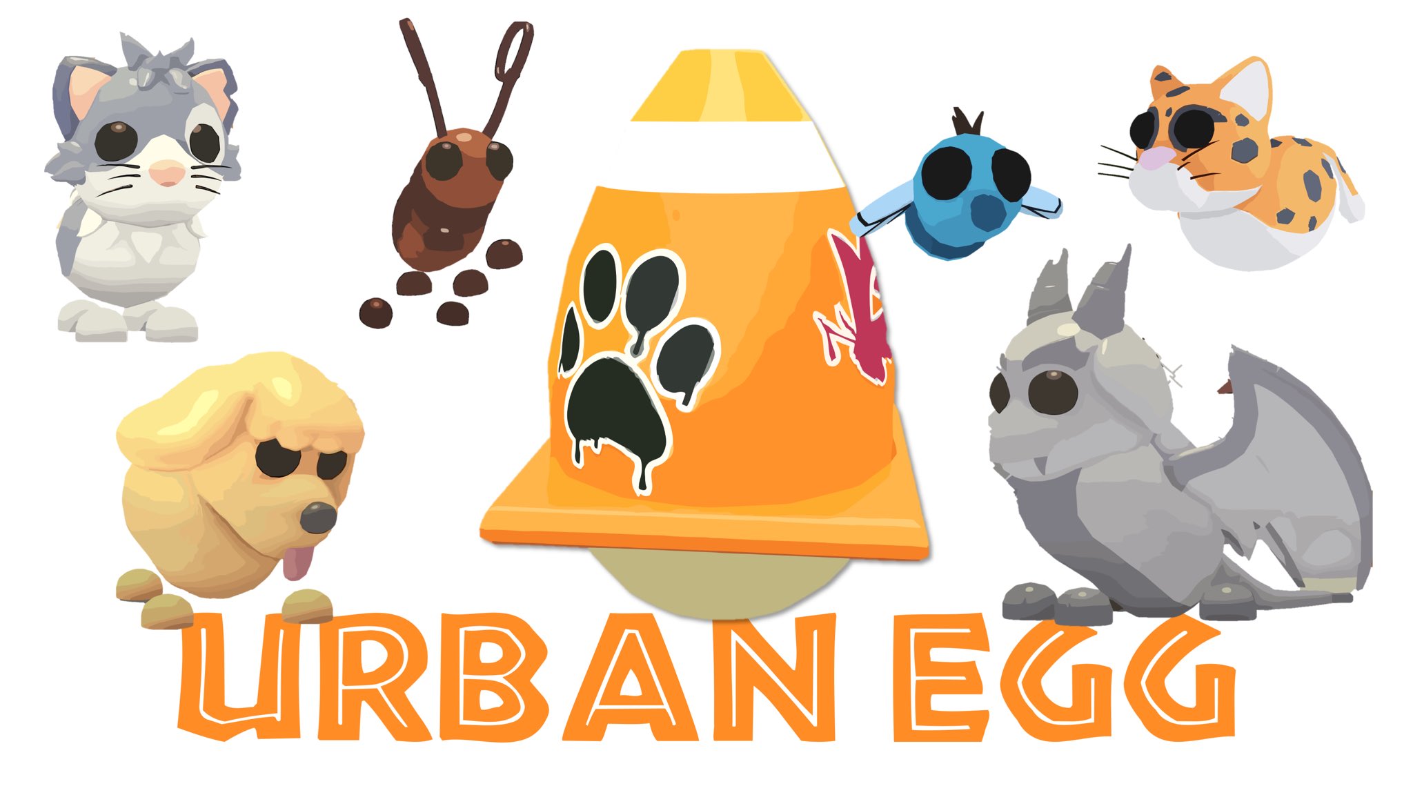 All Urban Egg Pets in Adopt Me