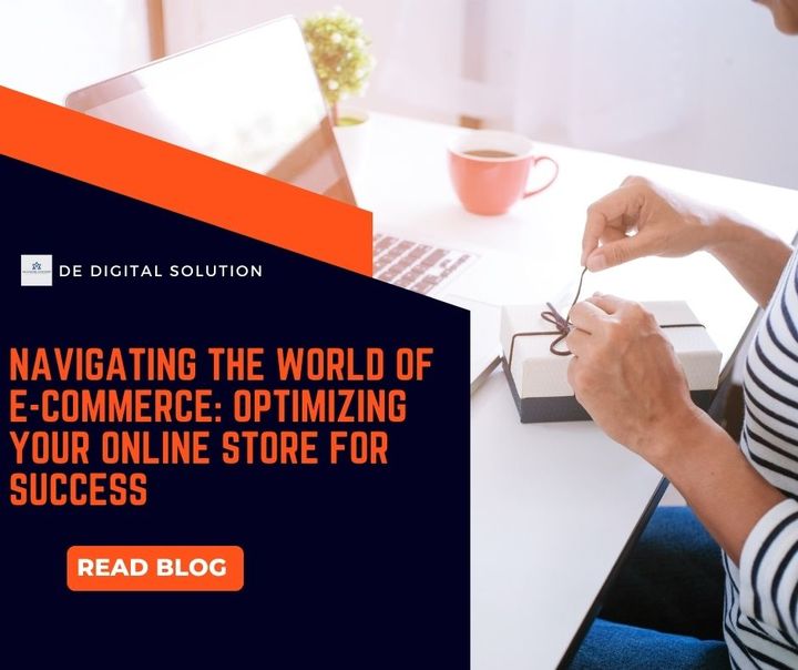 PayalRa322813's tweet image. Navigating the World of E-Commerce: Optimizing Your Online Store for Success

To know more visit our website:
dedigitalsolution.blogspot.com
Email us: contact.payalrai@gmail.com
Contact no. -6290013686
#ECommerceSuccessTips #dedigitalsolution  #OnlineStoreOptimization #ECommerceStrategy
