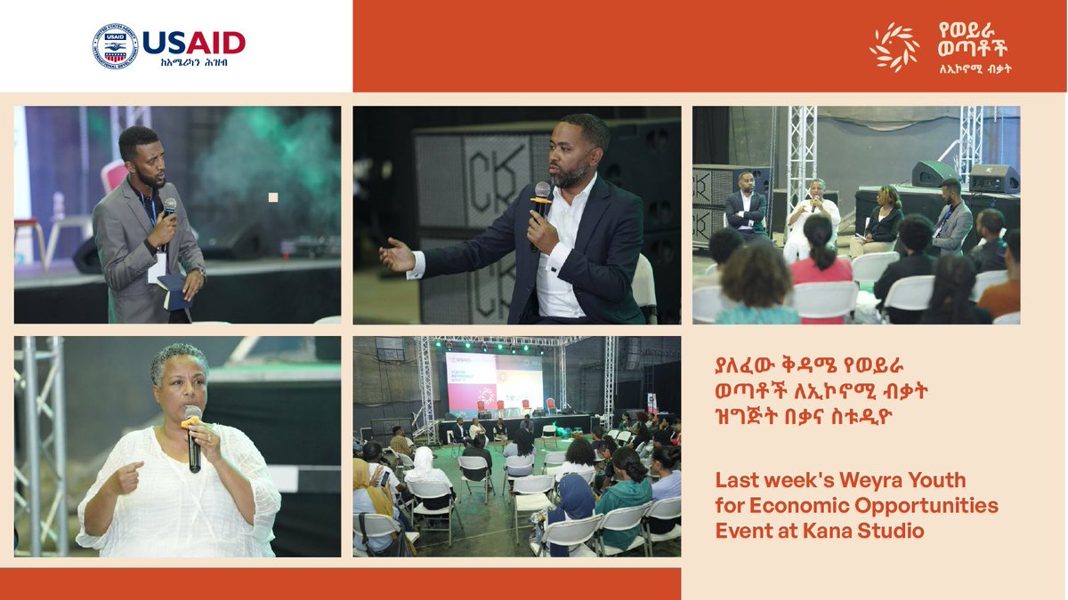 Last Saturday, Abraham Asrat, CEO of Strategic Affairs at the Ministry of Labour and Skills; Tigest Afework, COO, &amp; Co-founder at GoodayOn; Liya Daniel, Co-founder &amp; CEO of Edit Educational Service; &amp; Lensa from Ice Addis, captivated the audience with insightful presentations