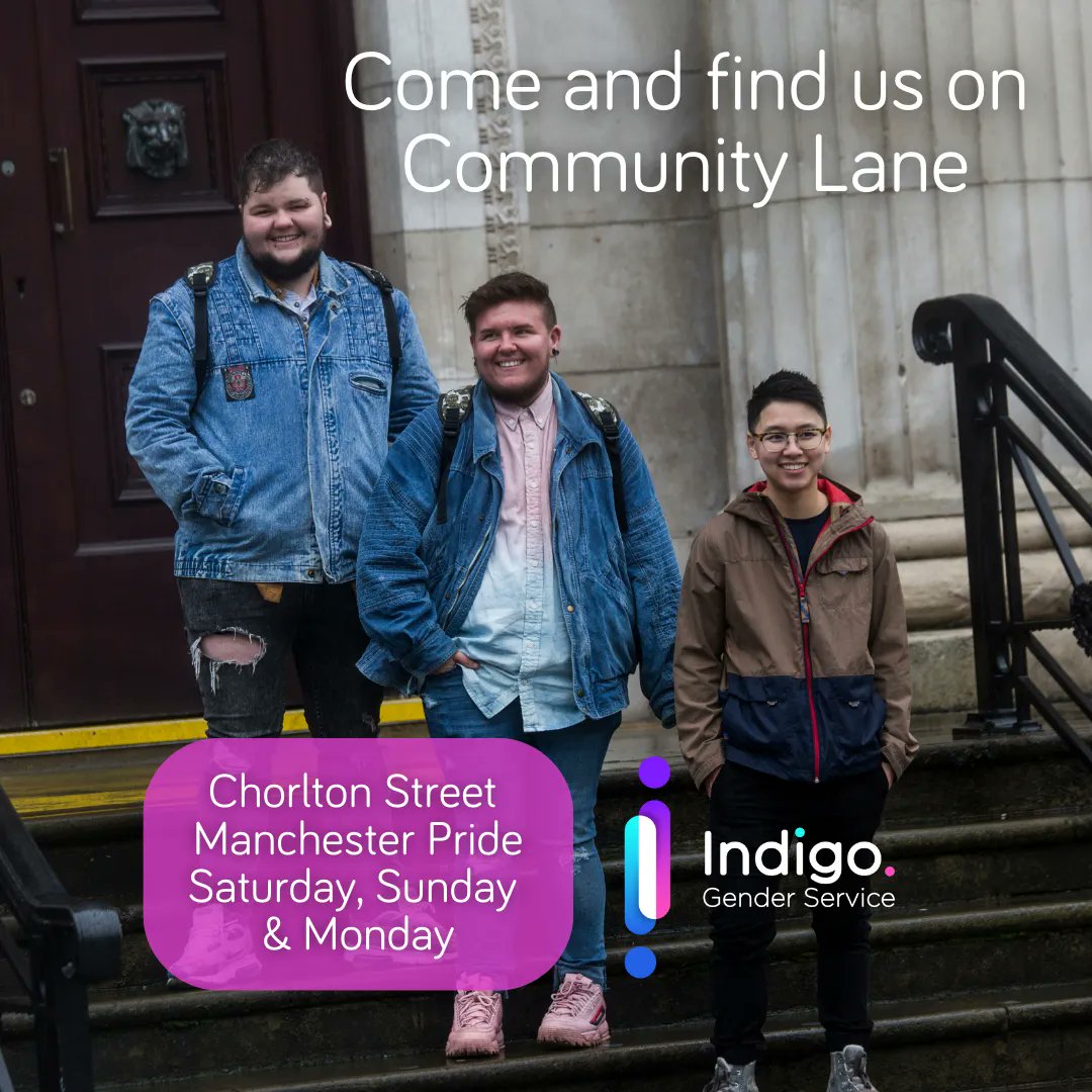 We're going to be out on Community Lane all weekend long during Manchester Pride Weekend. 

Come and find our stall, say hi and ask us your questions. We'll be happy to help with a smile, a handful of freebies and all the answers you need.

Saturday, Sunday and Monday!