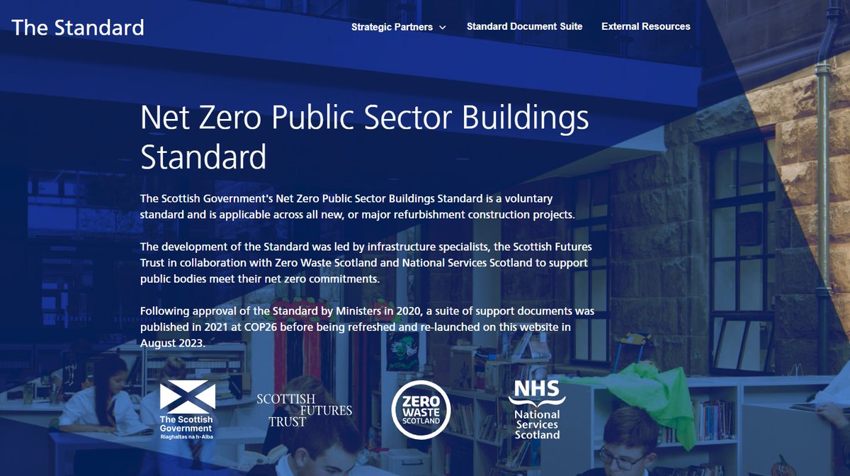 Building on the Net Zero Standard first adopted by Scottish Ministers in 2020 for new-build projects, it has now been developed for the refurbishment of existing one - bit.ly/3qJlkQP @scotgov @ZeroWasteScot @NHSNSS #netzero #construction #infrastructure