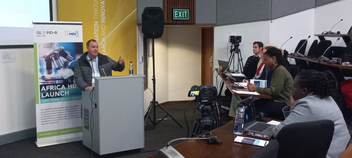 Prof Richard Gordon - SAMRC, mentioned the 3rd Africa health research &amp; innovation funders forum which aims to promote awareness &amp; collaboration of funding activities, to provide case studies of successful programmes that align investments with national/regional priorities.