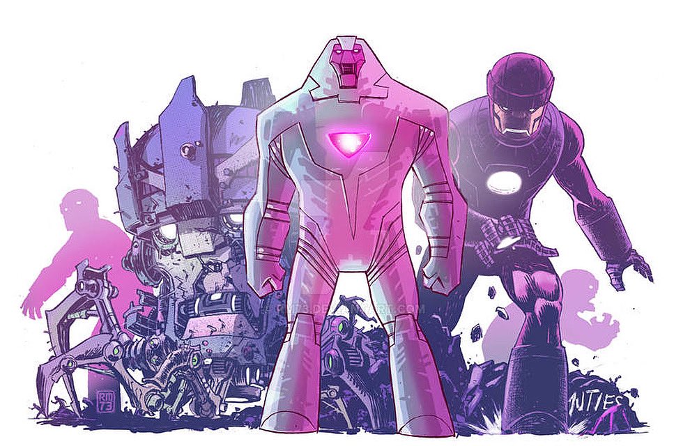 XMen_C_O_T_A's tweet photo. The many generations of Sentinels - art by @rma_ruben_martinez
#sentinels #nimrod #mastermold https://t.co/3n04Zqpamy
