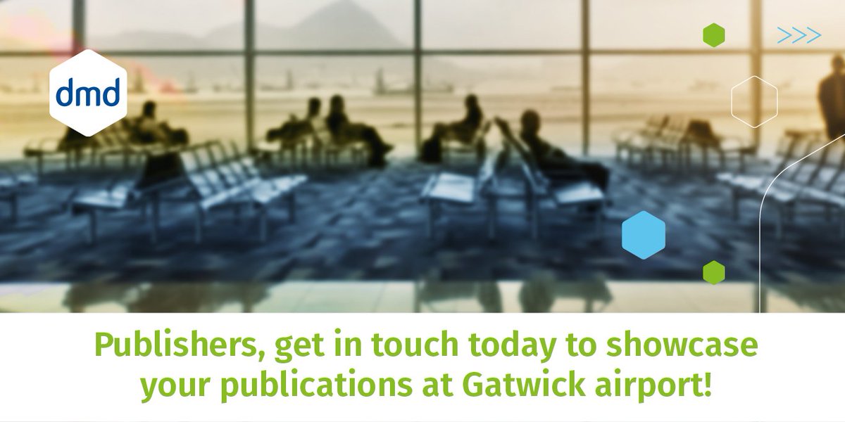 #DMD works to place #newspapers and #magazines at one of the busiest #airports in the UK, ensuring coverage across multiple touchpoints of a passenger’s journey.

Get in touch to find out how we can increase circulation of your #publication: info@dmdglobal.com

#GatwickAirport