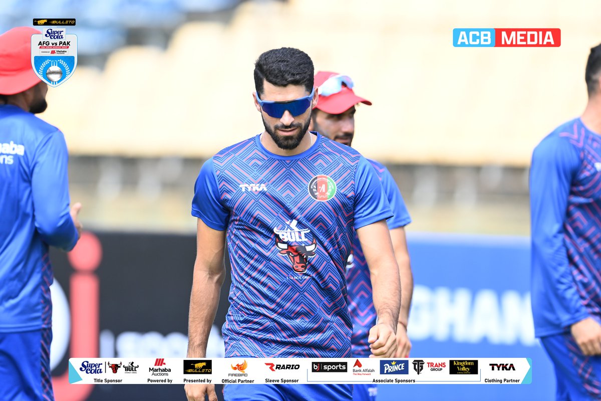 Afghanistan Cricket Board on X: ACB Name New Jersey Sponsors for