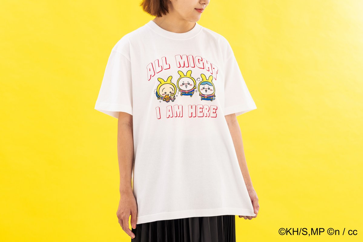 ちいかわ×僕のヒーローアカデミア ヒロアカコラボ Tシャツ Lサイズ ちいかわマーケット公式 on X: 