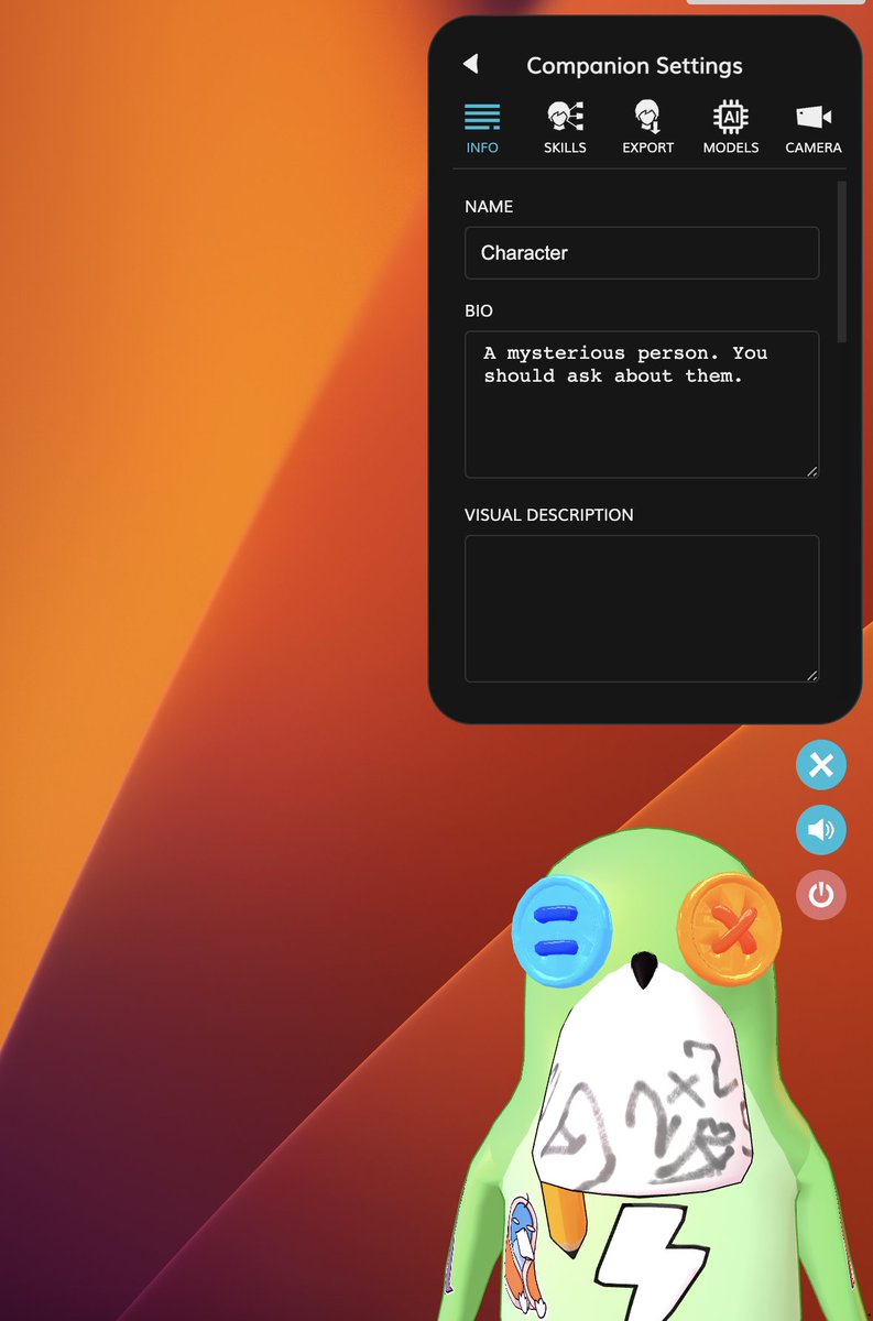 Using your vrm avatar into @Moemate_app is super easy! 😃

In the desktop app just click on the Avatar gallery button, then click on the "+" and select your vrm file and it's done. You can then change the settings of your character like the bio and also the AI models it's going