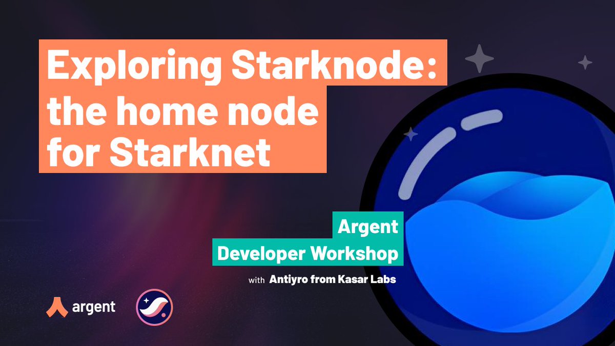 ready__x's tweet photo. Tune in on Friday at 2pm CET to learn everything there is to know about @Starknet's plug-and-play node
What is a Starknode ? What's the use of it ? Where to acquire ?
@asparenb will ask all these questions (and more naive ones) to @antiyro so you don't have to ! https://t.co/7kTycR3vVA