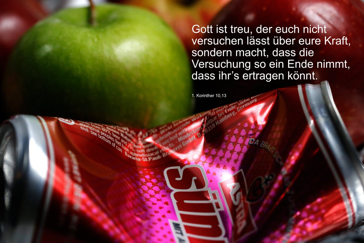 Und führe uns in der Versuchung.
Der Tag, er sei euch gesegnet. Guten Morgen miteinander.