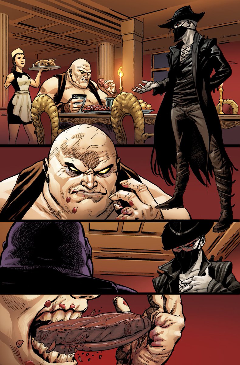 danielpicci8's tweet photo. The Master, and The Broker.
Page 5 inks. Colours by Guru efx.
Issue 3 out now - issue 4 out next week! 💀🔥
#ghostrider #art #themaster #thebroker #villians #marvelcomics #comicart #marvel #art #inks #colors #story #page #sequentials #illustration #drawing https://t.co/ZhozwhdWld