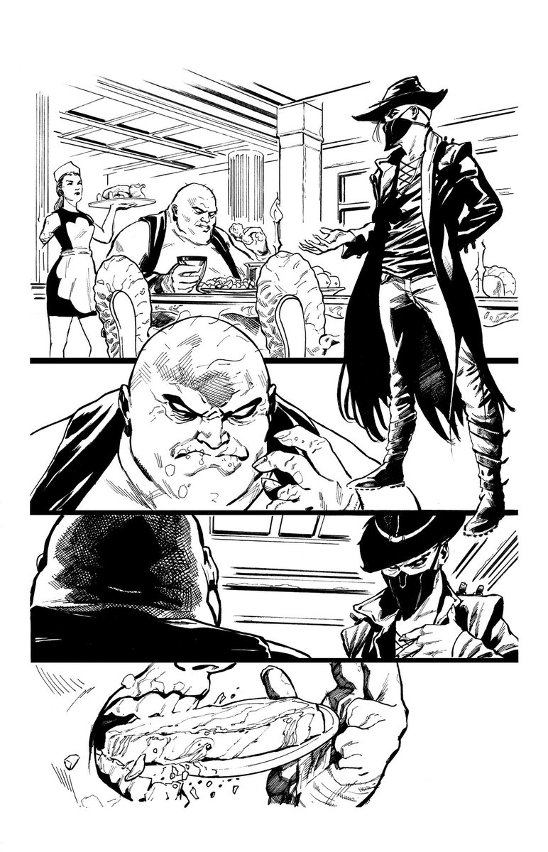 danielpicci8's tweet photo. The Master, and The Broker.
Page 5 inks. Colours by Guru efx.
Issue 3 out now - issue 4 out next week! 💀🔥
#ghostrider #art #themaster #thebroker #villians #marvelcomics #comicart #marvel #art #inks #colors #story #page #sequentials #illustration #drawing https://t.co/ZhozwhdWld