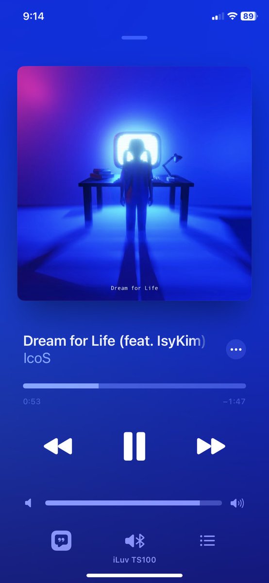 dweebishfish's tweet photo. @mandiiQuinn_ @theadammcintyre It says at the beginning of the video when the song starts. I’ve been vibing to it all night 😍 https://t.co/ljV8j6wUhR