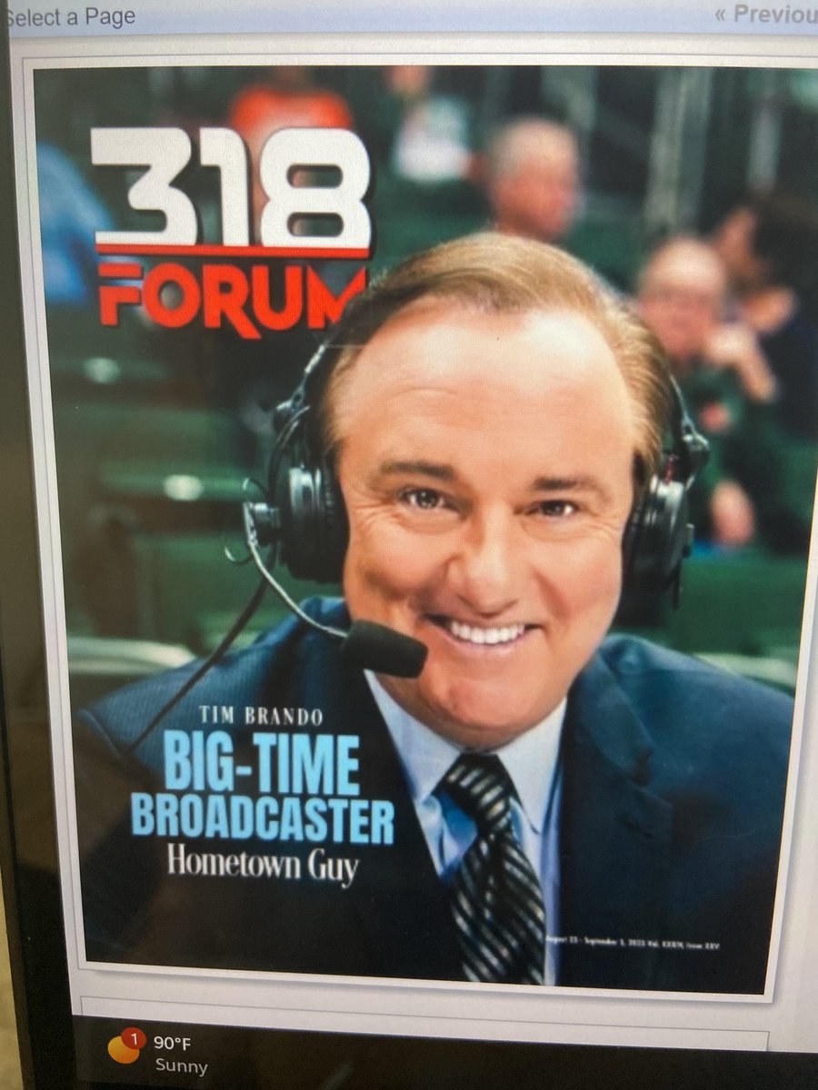 Pretty sure this is the 1st Magazine Cover I’ve ever made.Our area code graces the cover, I’ve always loved the “318” so thanks to #318Forum for the Hometown Love! ⁦<a href="/radiotvman/">Tony Taglavore</a>⁩ did a great job with the article and his concentration on why Shreveport for me is appreciated.