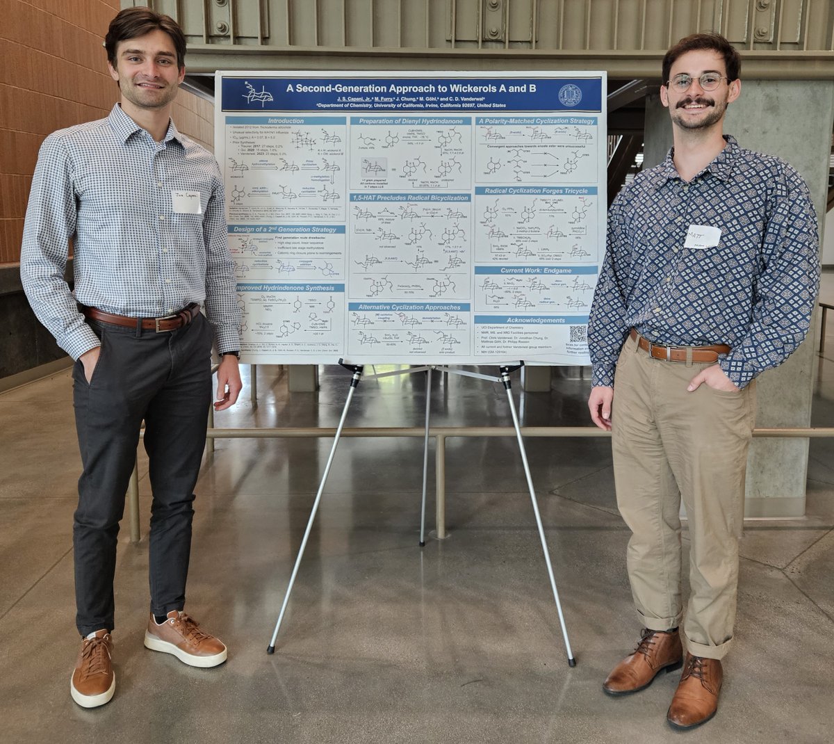 Great turnout at Overman Symposium this past Saturday! <a href="/JosephCapaniJr/">Joseph Capani</a> and <a href="/njmattfurry/">Matthew Furry</a> enjoyed this opportunity to showcase some exciting results building on work we disclosed in <a href="/J_A_C_S/">J. Am. Chem. Soc.</a> earlier this year: pubs.acs.org/doi/10.1021/ja…