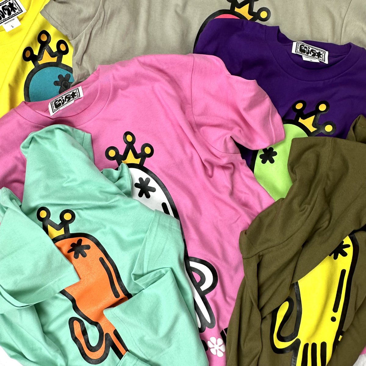 ENIMOCLOTHING's tweet photo. 新作アイテム発売開始‼️
ニワトリさんから、宇宙人👽まで❤️
23ss 残りわずかのアイテムあり。
https://t.co/SEVdYsuPTa https://t.co/oeSQlnnGgJ