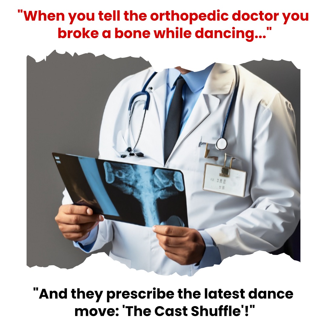 Meme of the day

#MemeMagic #JustForLaughs #LOLs #MemeTuesday #OrthoHumor #BoneLaughs #MemeOrtho #SkeletalSmiles #JointJokes #OrthoLOL #XRayLaughs #Orthopedics #OrthoCare #OrthoEducation