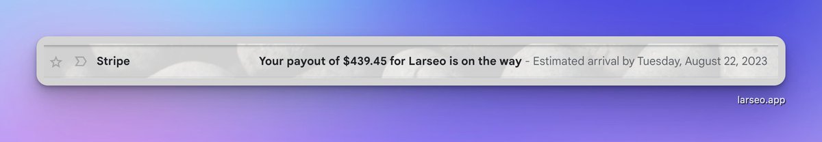 phuclh93's tweet photo. These types of emails never get old ๐คฉ๐คฉ
#larseo #buildinpublic https://t.co/oNmc5nOUZS