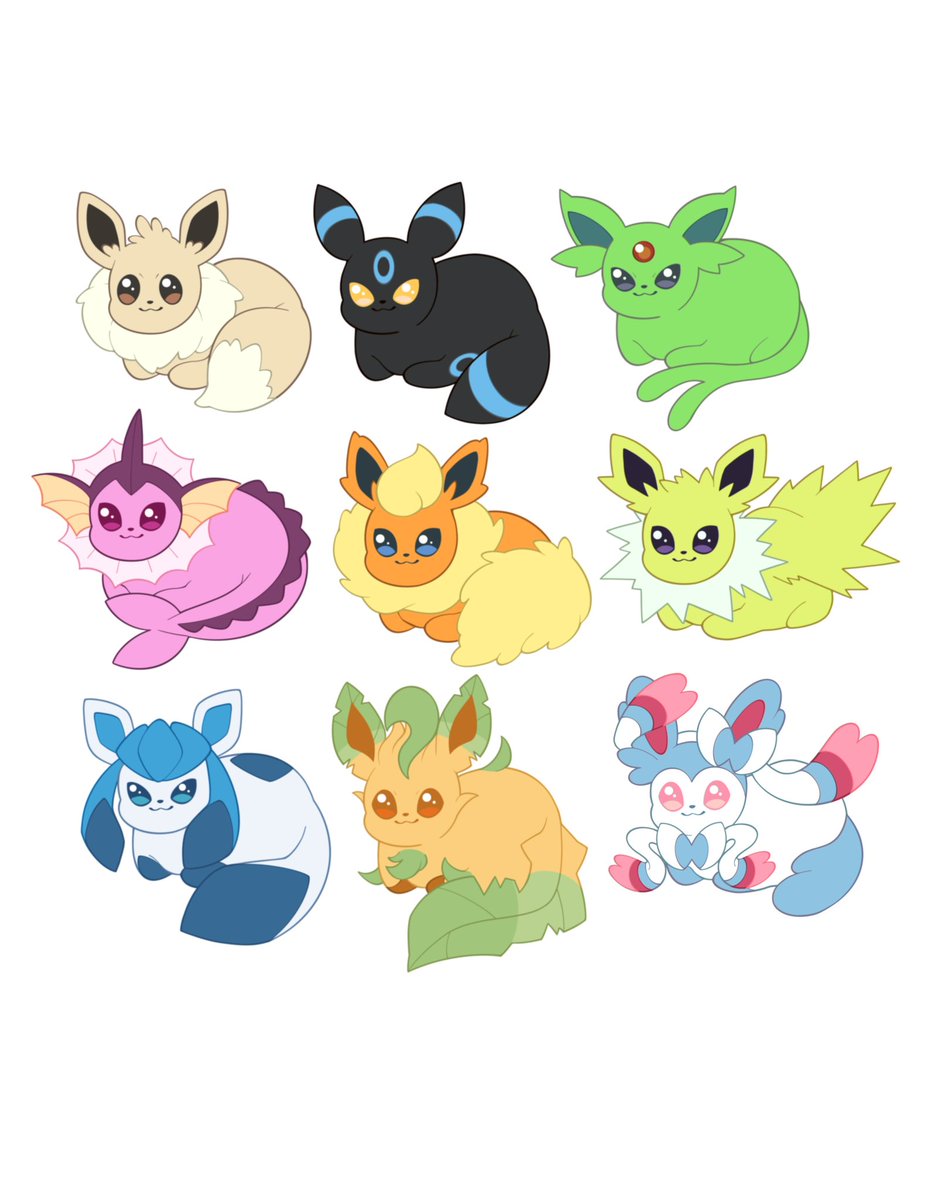 choodles_'s tweet photo. dey loafin 🍞 

#eeveelutions #eevee #umbreon #espeon #vaporeon #flareon #jolteon #glaceon #leafeon #sylveon https://t.co/UBggRZNcik