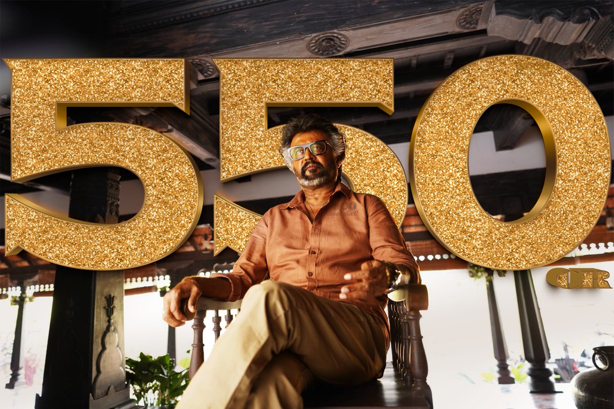 ManobalaV's tweet photo. #Jailer WW Box Office

ENTERS ₹5⃣5⃣0⃣ cr club in style on the 12th day.

SECOND fastest to achieve this milestone from Kollywood after #2Poin0 which took only 8 days.

||#Rajinikanth | #ShivaRajKumar | #Mohanlal||

Week 1 - ₹ 450.80 cr
Week 2
Day 1 - ₹ 19.37 cr
Day 2 - ₹ 17.22 cr
Day 3 - ₹ 26.86 cr
Day 4 - ₹ 29.71 cr
Day 5 - ₹ 12.54 cr
Total - ₹ 556.50 cr