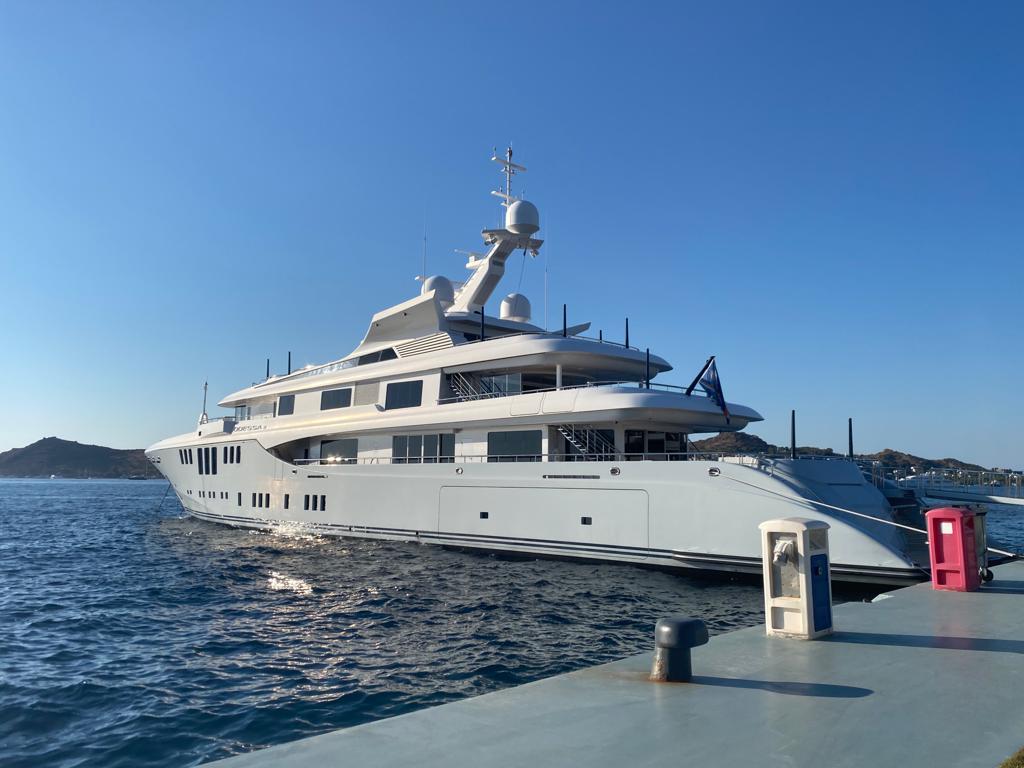 C2CYACHTING's tweet photo. Welcome back to Turkey Odessa II! Year after year we have the absolute pleasure of welcoming you to cruise in Turkey, and we are delighted to have you back in our care this year... and of course we needed the annual photo with our main little guy 😍.

#odessaII #superyacht #yacht https://t.co/TV4uEDvI0U