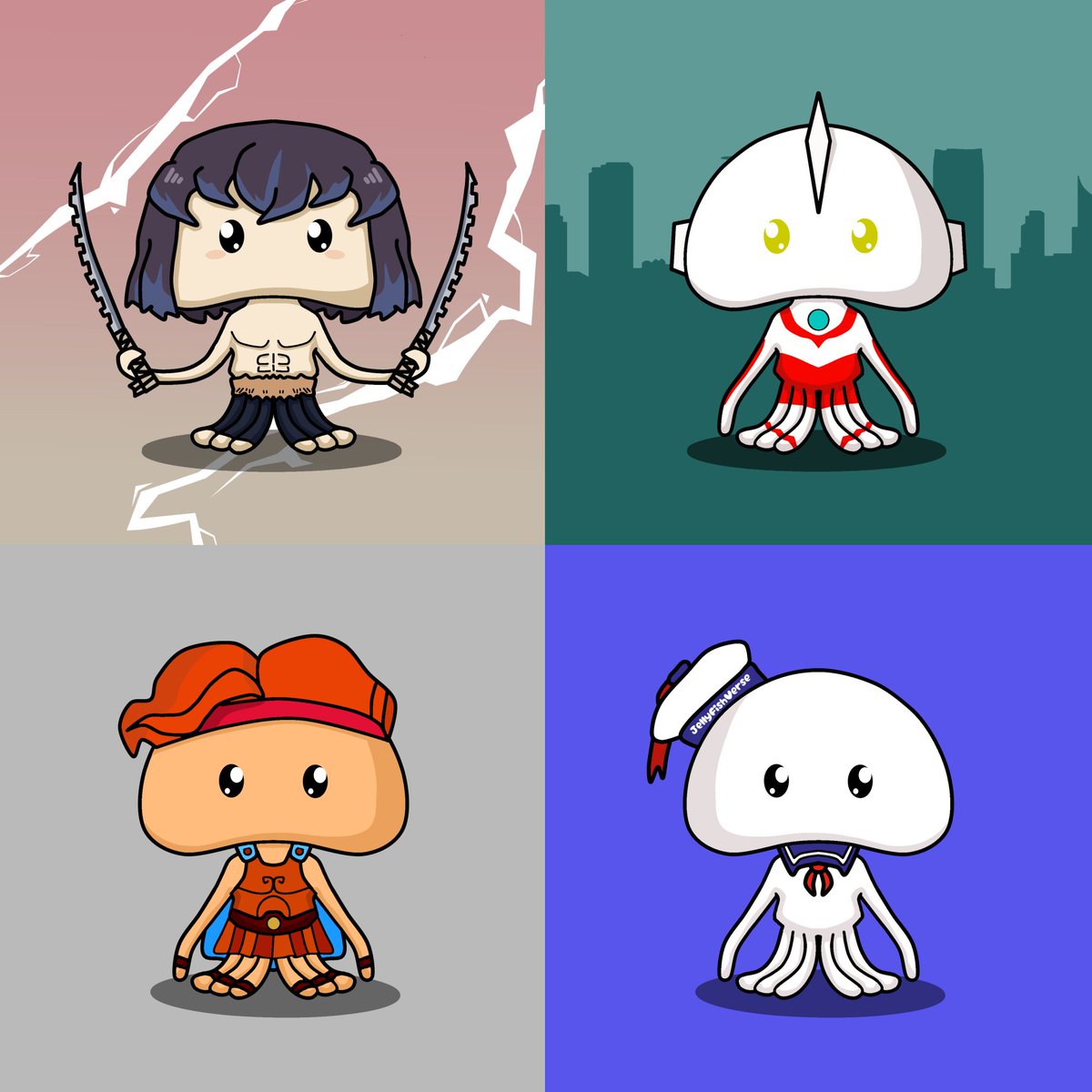 jellyfishverse's tweet photo. STILL AVAILABLE ❣️
Let's adopt this JellyFishVerse here👇

#278 (Inosuke)
https://t.co/9n4JhwjeZR

#305 (Ultraman)
https://t.co/8AM4X5V3B3

#374 (Hercules)
https://t.co/djuLr53xLL

#375 (Stay puft )
https://t.co/ezY8pbjMGS

Grab it 🔥❣️🥰

#NFTs #NFTCommmunity https://t.co/SXD4Irvufz