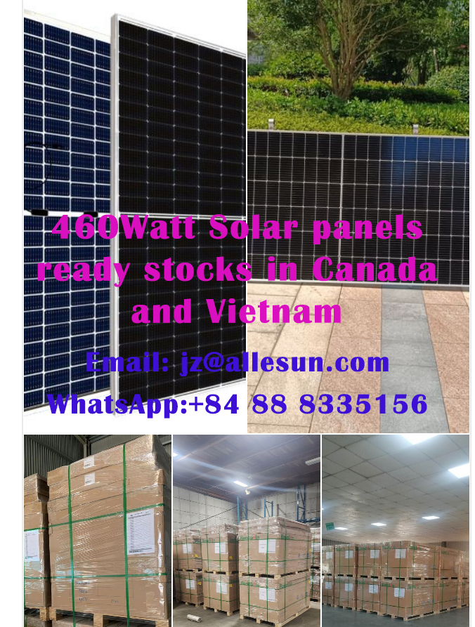 Jackson10539506's tweet image. Ready solar panels stocked in Canada,
Qty: 4*40''HQ containers
450Watt/pcs, 144half cut cells M10, Mono Perc, Bifacial;
#solarpanels
#madeinVietnam
#solarinventory
#allesun