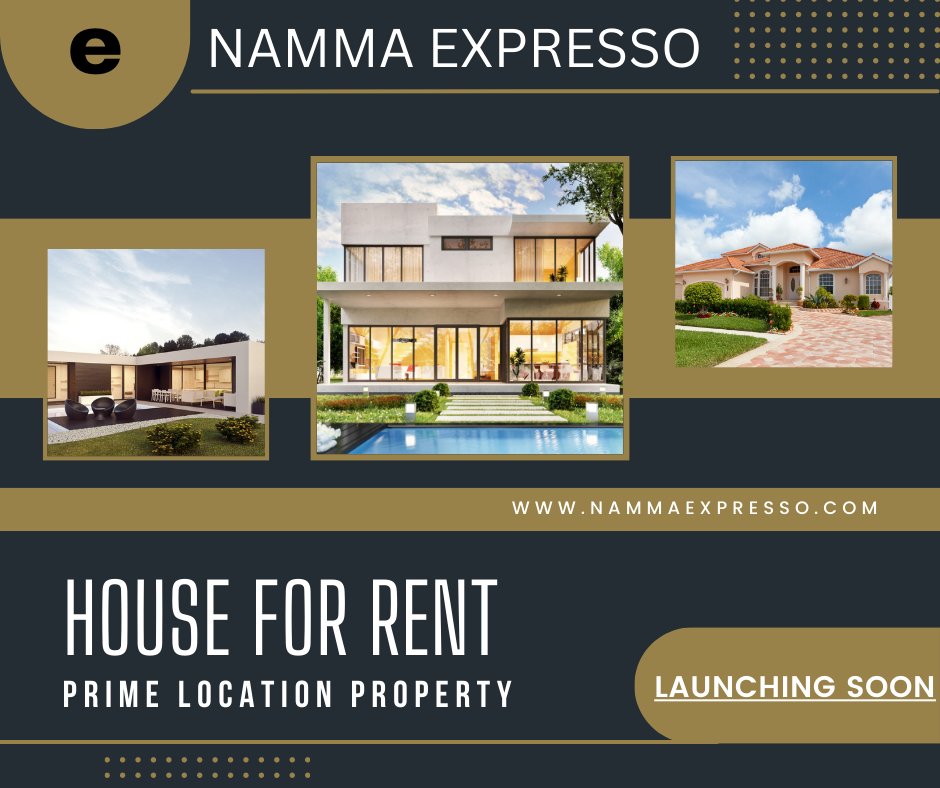ExpressoNa43910's tweet image. Namma Expresso offers hassle-free home rentals, making your relocation or travel experience comfortable and stress-free
Join us on our journey by following us on social media 
nammaexpresso.com
instagram.com/namma_expresso/ 
 
#homerent #rentree  #houserent